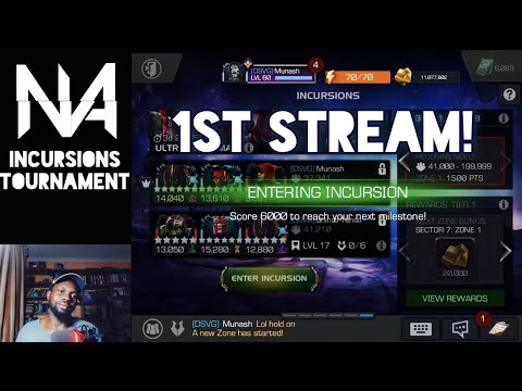 First Live Stream - Incursions Tournament Seeding Round
