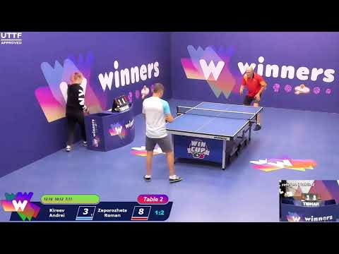 WINners CUP table 2  21.09  Kireev Andrei - Zaporozhets Roman 21:00