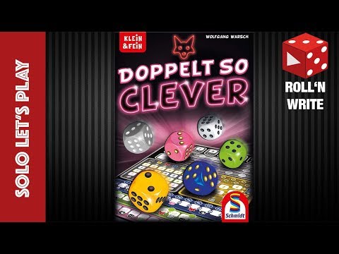 Doppelt so Clever - Solo Let's Play (Wolfgang Warsch, Schmidt Spiele 2019)