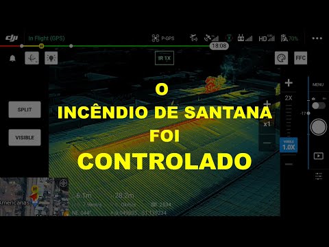 O INCÊNDIO DE SANTANA FOI CONTROLADO