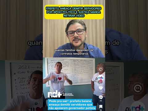 SERVIDOR PODE SER PRESSIONADO POR CAUSA DO VOTO? Veja o caso ocorrido na Bahia