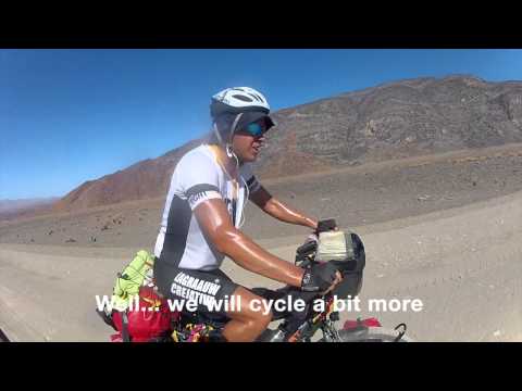 A thunder, a puncher, a jump! Beautiful Namibia:) - Alwart's worldtour on a bicycle