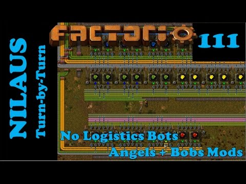Factorio S6E111 - Modules MK1 and a big mess in Logistic Train Network