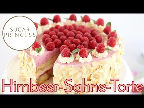 Amazing Raspberry Cream Cake - classic recipe | Sugarprincess