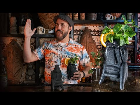 Suffering Bastard in the glass it was served in!