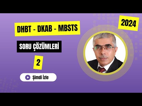 2024 DHBT SORU ÇÖZÜMLERİ - 2
