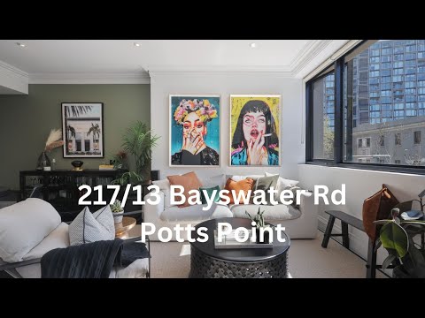 217/13-15 Bayswater Road, Potts Point, Sydney CBD, 1 침실, 1 욕실, Apartment