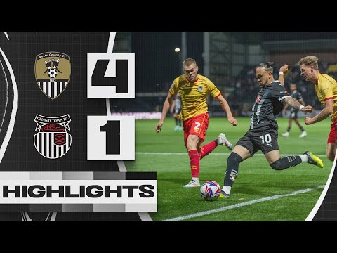 HIGHLIGHTS | NOTTS COUNTY 4-1 GRIMSBY TOWN