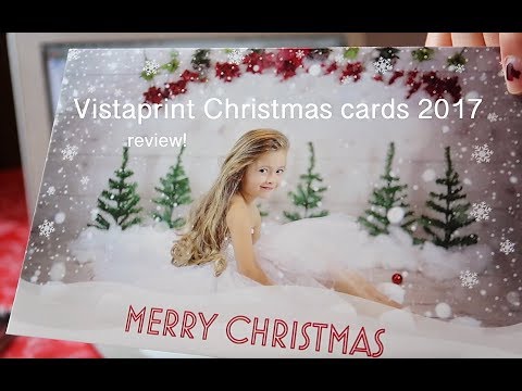 Vistaprint Christmas cards review! 2017