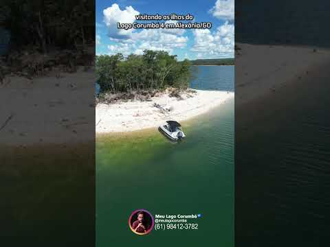 visitando as ilhas do Lago Corumbá 4 em Alexânia/GO