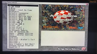 AGS 3.0 BETA test 2 MORE Games!! A-Type works!!! Amiga Game Selector on Amiga 1200 Warp 68060