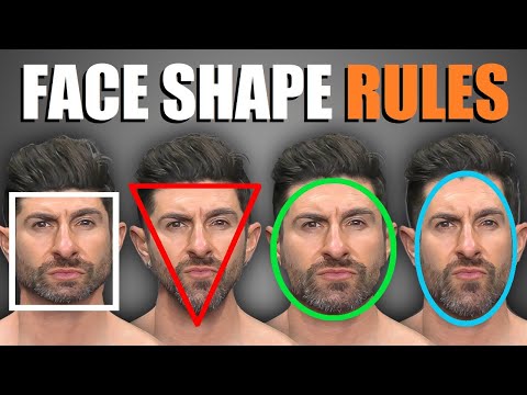 4 Face Shape Rules EVERY GUY SHOULD FOLLOW! (To Pick The BEST Haircut & Facial Hair for YOUR Face)