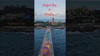 Is CocoCay your perfect day on a cruise?  #royalcaribbean #cococay #utopiaoftheseas #shorts #travel