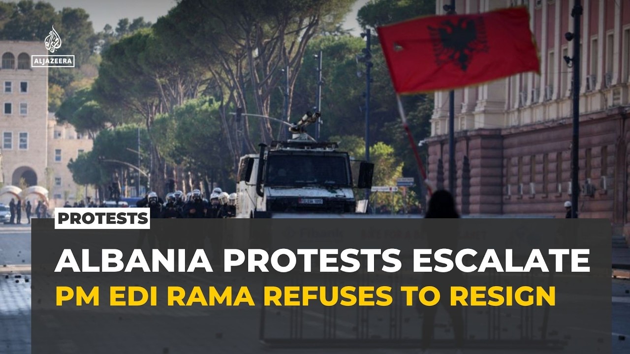 Albania's PM refuses to resign as violent protests enter sixth day in Tirana
