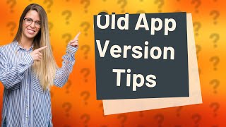 How can I use an older version of an app without updating it?