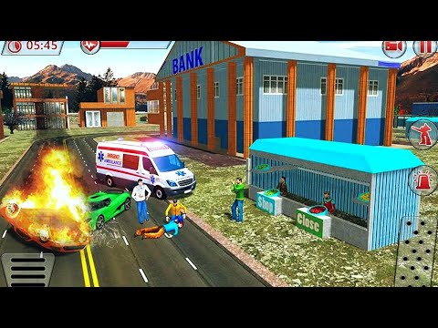 New Ambulance Robot City Rescue Game#3 - Emergency Robot City Rescue Simulator - Android Gameplay