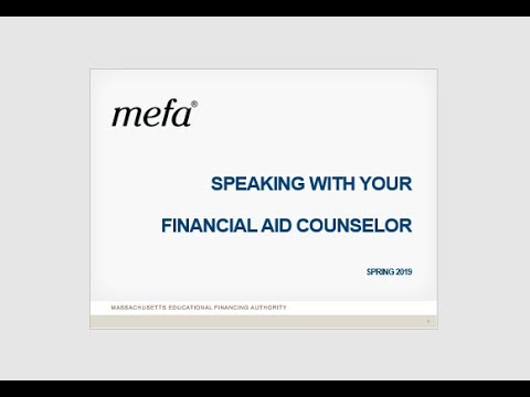 Speaking With Your Financial Aid Counselor