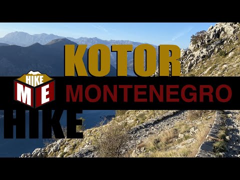 Hiking the mountains above Kotor Montenegro and Skurda Canyon