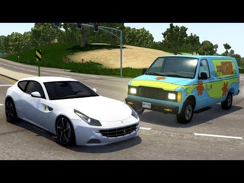 Crossroad Car Crashes #39 - BeamNG.Drive