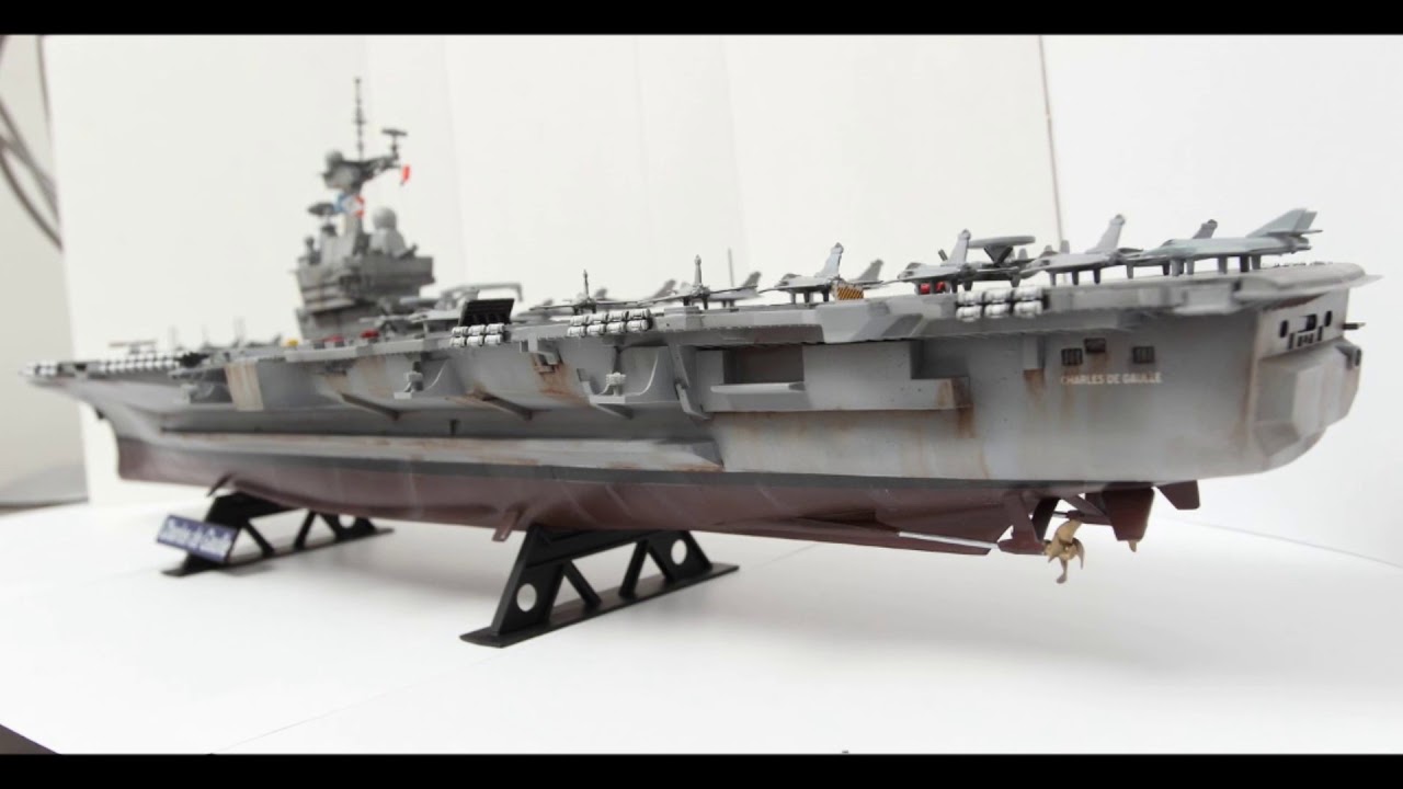 Heller Charles De Gaulle French Aircraft Carrier 1/400