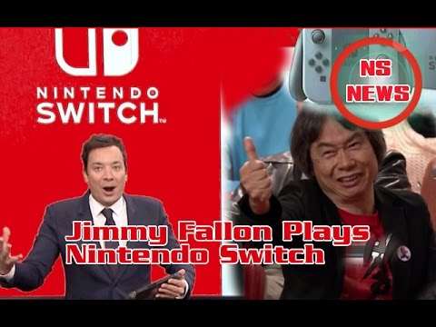 Nintendo News-Jimmy Fallon debuts the Nintendo Switch & plays Breath of the Wild