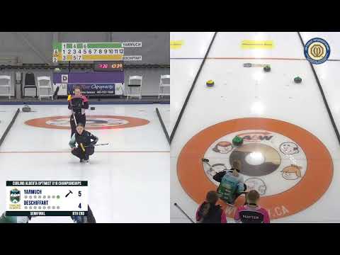 Girls Semifinal - Yarmuch vs Deschiffart - 2023 Curling Alberta Optimist U18 Boys Provincials