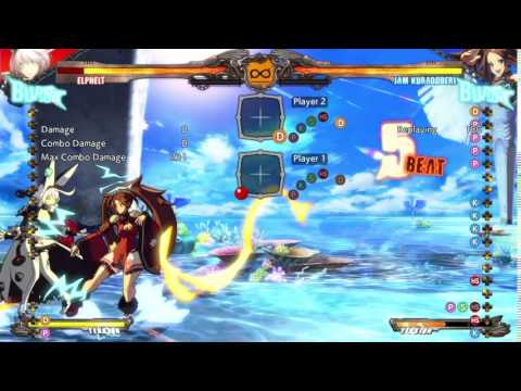 Guilty Gear Xrd -Revelator- jam fuzzy guard vs elphelt