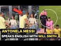 Antonela speaks English with Will Smith