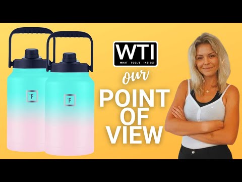 Iron Flask Motivational Water Bottles - WTI product video review