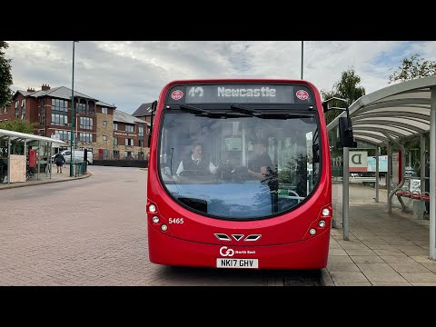 First day back in service since April)Go North East 5465 On Service 12 To Newcastle