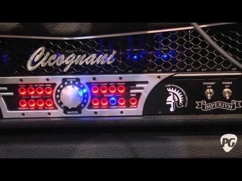 Cicognani Luxury H120 Guitar Tube Amp & Matching Speaker Cabinet H Luxury 120 2013 - Black image 11