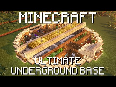 Rob's Crafting Corner - Minecraft: How To Build the ULTIMATE UNDERGROUND BASE🏠