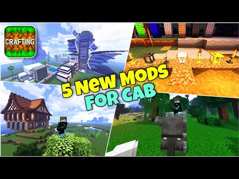 5 New Minecraft Mods For Crafting And Building | Top 5 Best Addons For Crafting And Building