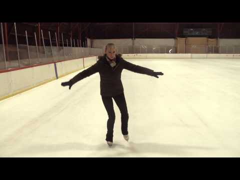 USFSA Basic Skills: 5F - Side toe hop