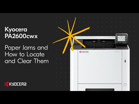 Kyocera PA2600cwx — устранение замятий бумаги