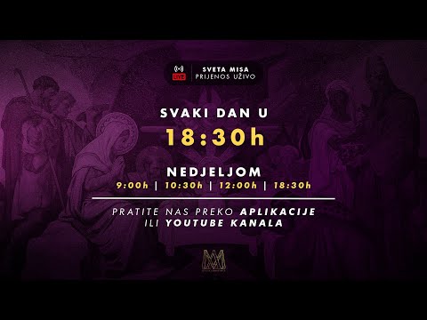 18:30h sv. misa - 1.1.2022., subota