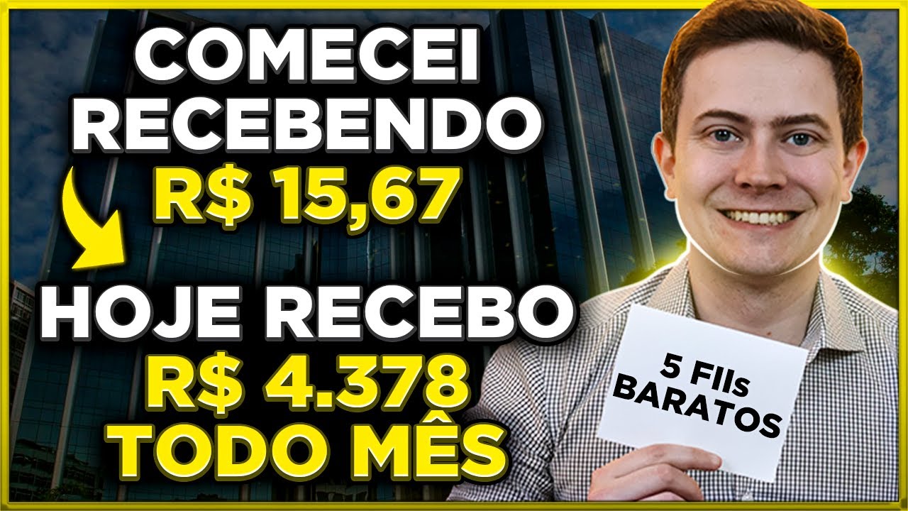 5 FUNDOS IMOBILÁRIOS BARATOS E QUE PAGAM ÓTIMOS DIVIDENDOS!