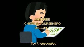Chegg and Coursehero DISCORD #shorts