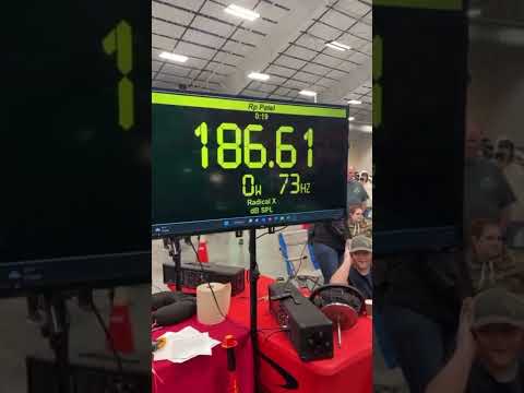 New World SPL Record! Meca World Finals 22’ 186+dB’s