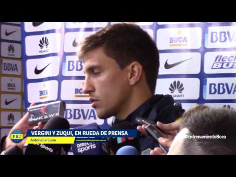 Santiago Vergini y Fernando Zuqui hablaron con la prensa