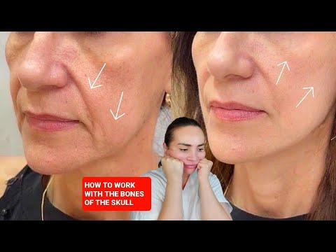 OSTEOPATHIC MASSAGE | How to tighten saggy cheeks and reduce sagging jowls