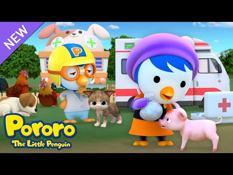 Pororo Ambulance Story | The Baby Animal Rescue Team | Emergency Tips for Children