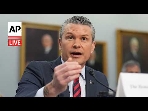 Video Thumbnail: LIVE: Pete Hegseth testifies before House defense budget hearing