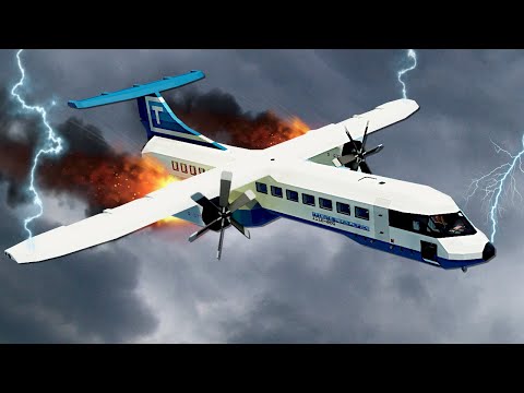STORM CAUSES PLANE CRASH?! (Stormworks)