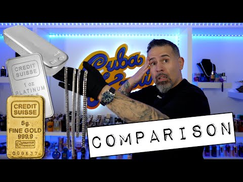 The Difference Between Pure Platinum, 14K White Gold and Sterling Silver Cuban Links Revealed!