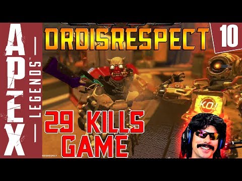 DrDisRespect | 29 kills game | APEX Legends | G10