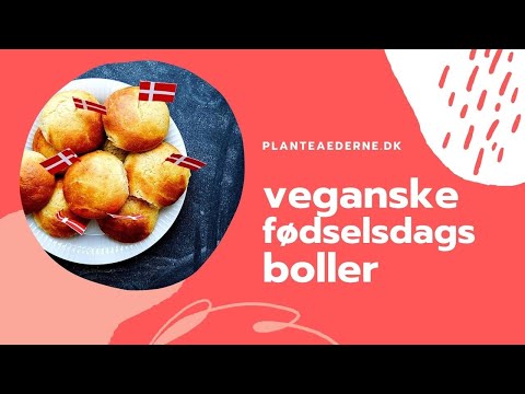Veganske fødselsdagsboller