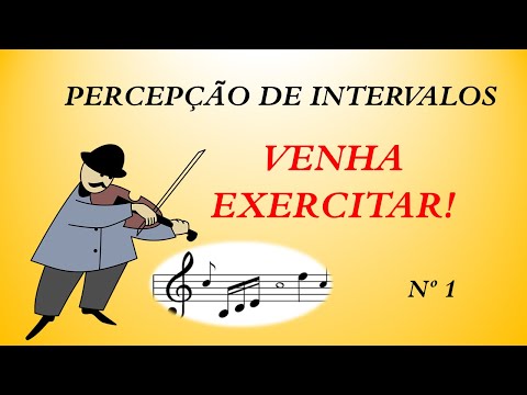 PERCEPÇÃO DE INTERVALOS   Nº 1