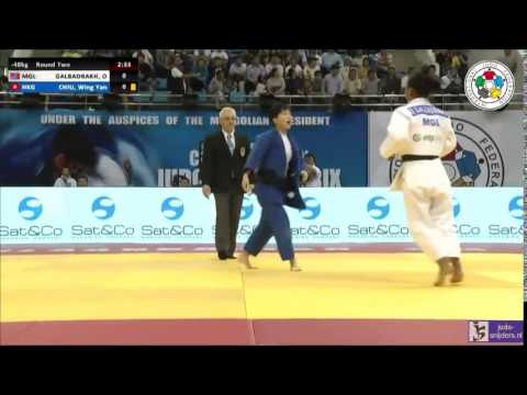 Judo 2014 Grand Prix Ulaanbaatar: Galbadrakh (MGL) - Chiu (HKG) [-48kg]