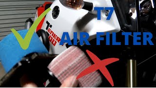 Air Filter For OFF-ROAD | How To Install Pre-Filter + Air Filter [TENERE 700]